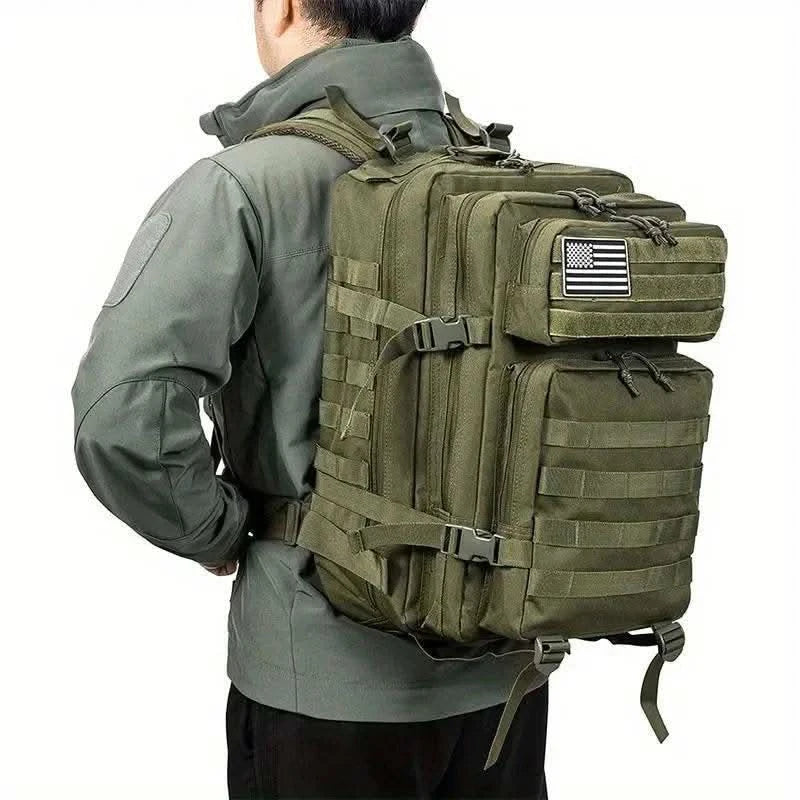 45L Man Tactical Backpacks HkingTraveling Bags Survival Outdoor 3P Assault Pack EDC Molle Pack For Trekking Hunting Bag - M & M Global