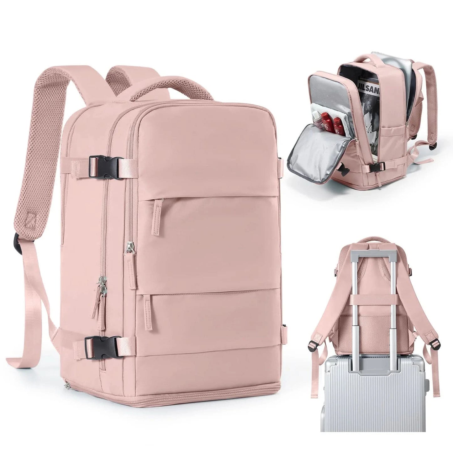 Women Men Hand Luggage Backpack Business College Laptop Travel Backpack Waterproof Carry on mochila viaje cabina avion 40x20x25 - M & M Global
