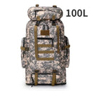 80L/100L Mountaineering Bag Climb Bag Tactical Backpacks Large Backpack Outdoors Hiking Camping Travel Bags - M & M Global