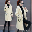 Ladies Lamb Velvet Jacket Autumn Winter Style Versatile Medium Length Spring Fashionable Windbreaker New Women's Clothing