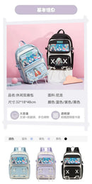 Miku Future School Backpack for Girls 2025 New Fashion Print Youth Pain Bag Large Capacity Backpack for School - M & M Global