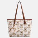 2024 Europe and the United States new women's handbag shoulder bag cross pattern simple fashion bag - M & M Global