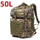 25L/50L Sturdy Nylon Waterproof Tactical Sports Trekking Fishing Hunting Camping Hiking Bag Backpack Outdoor Rucksacks - M & M Global