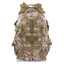 40L Tactical Backpack for Men Camping Hiking Backpacks Reflective Outdoor Travel Bags Survival Molle Climbing Rucksack Bag - M & M Global