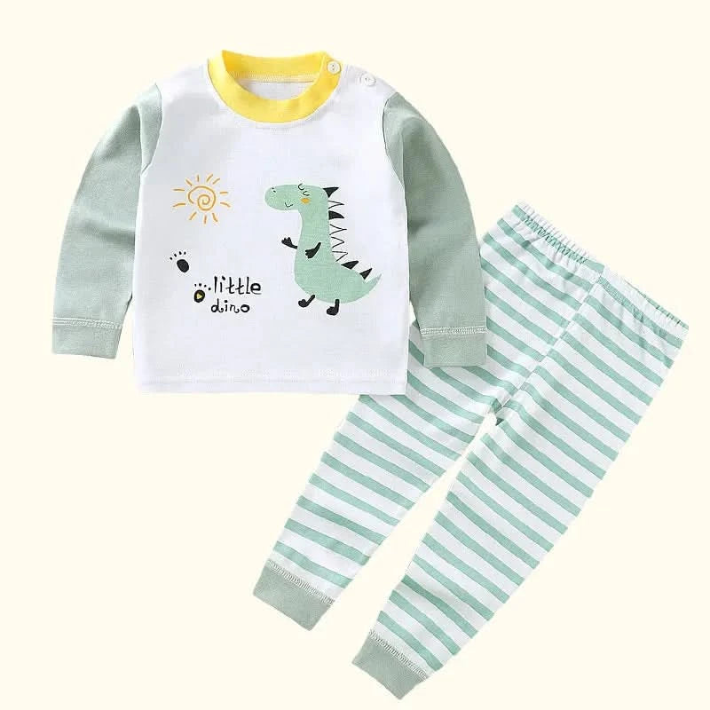 Children Kids Clothes Sets  Boys Girls Suit Pajamas Clothinng Pants Cartoon Autumn Winter Sleepwear Outfits - M & M Global