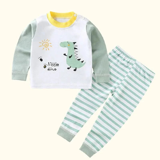 Children Kids Clothes Sets  Boys Girls Suit Pajamas Clothinng Pants Cartoon Autumn Winter Sleepwear Outfits - M & M Global