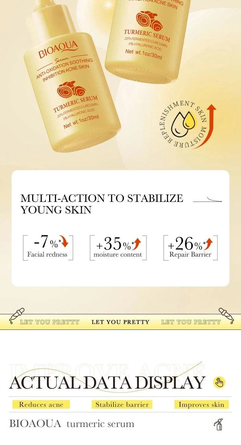 BIOAQUA Vitamin C Retinol Hyaluronic Acid Serum Moisturizing Brightening Hydrating Firming Facial Essence Beauty Face Skin Care - M & M Global