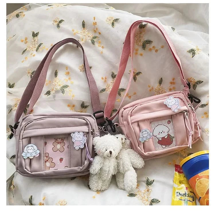 New Kawaii Bag Girls New JK Transparent Bag Small Crossbody Bag For Women Purses and Handbags Shoulder Bag Itabag Bolso - M & M Global