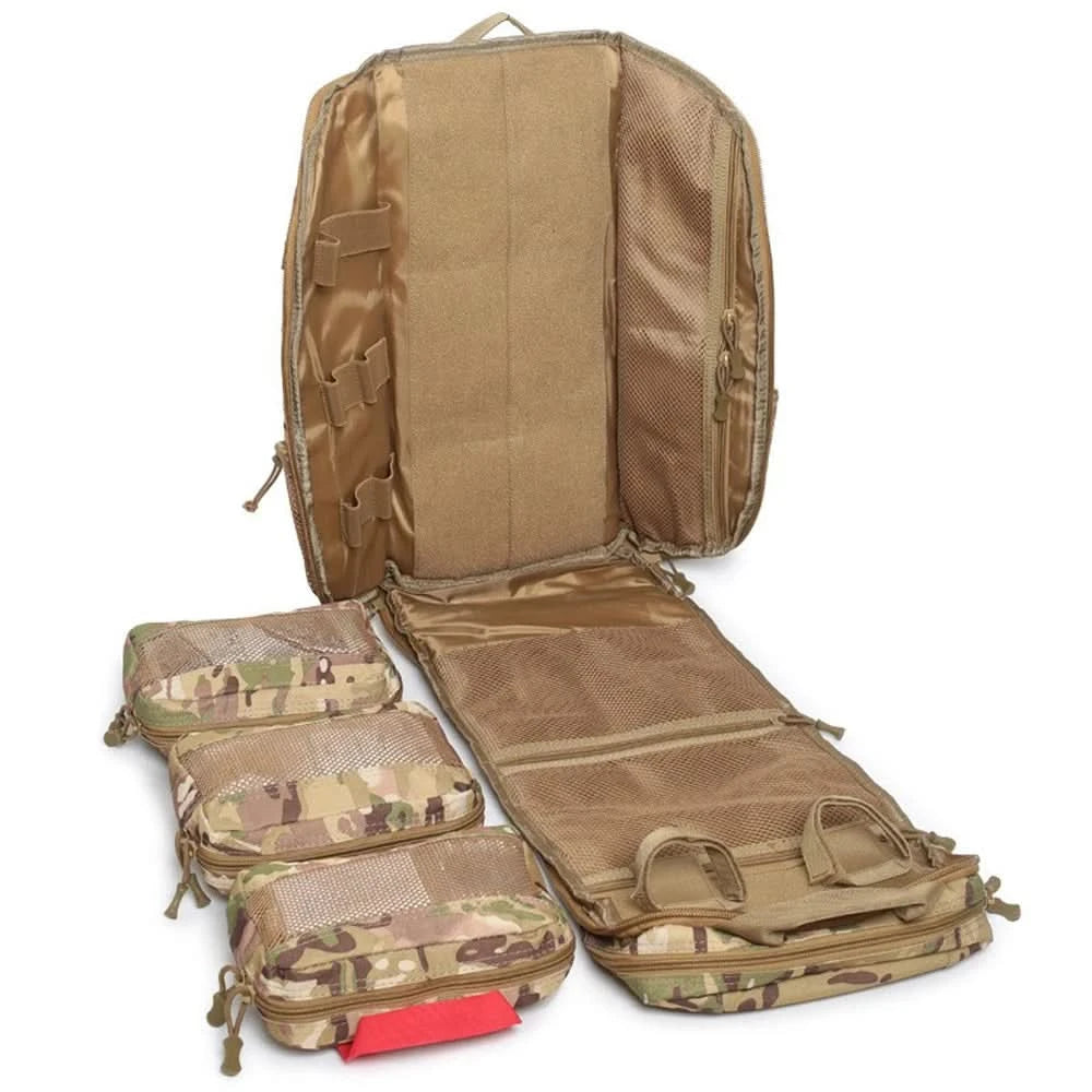 Tactical Outdoor Medical Backpack Large Capacity Camping Mountaineering Backpack Emergency Bag Multi-functional Storage Bag - M & M Global