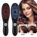 Sonic Vibration Scalp Massager Red Light Therapy Head Massage Comb Anti Hair Loss Anion Spray Hair Growth Brush Stress Relief - M & M Global