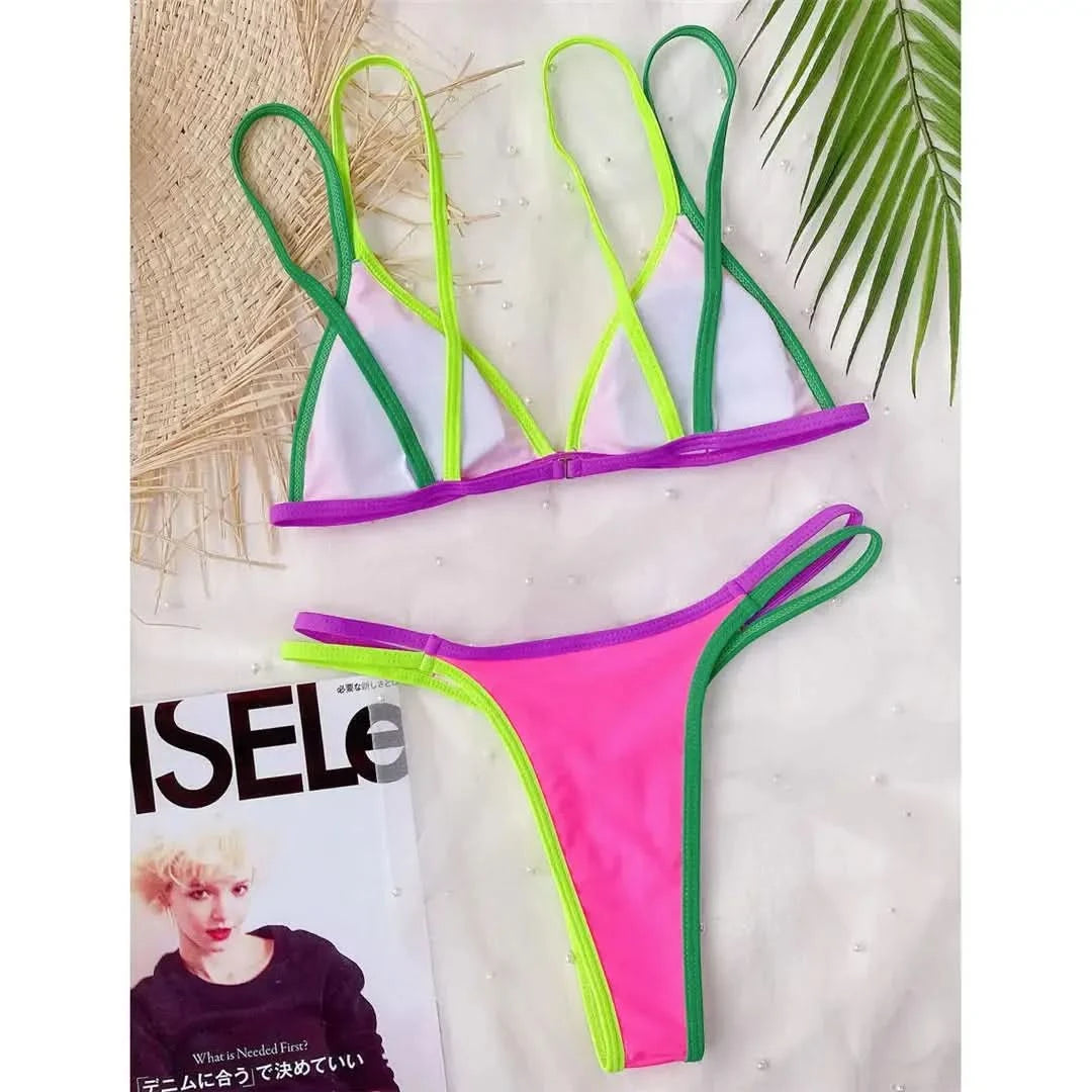 Oiinaa Bathing Suit Women Bikinis Set Sexy Swimsuit Beachwear Bikini Sets Summer Beach Swimwear Bathing Suit Female Biquinis - M & M Global