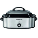 18 Quart Roaster Oven, Food Warmer, Stainless Steel (32921) - M & M Global