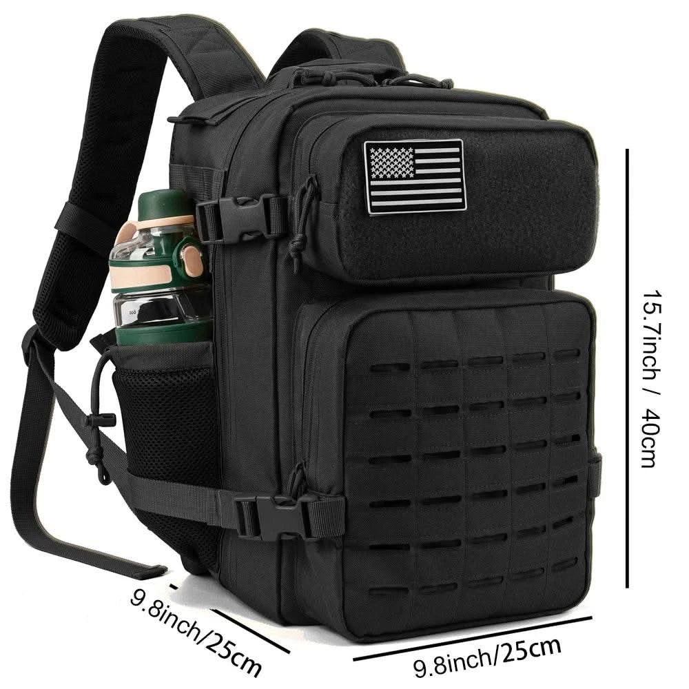 25L Tactical Backpack Outdoor Bag Fitness Backpack MOLLE Backpack Women's/Men's Hiking Survival Backpack Men's Dual Cup Holder - M & M Global