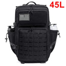 25L/45L Tactical Backpack for Men and Women Outdoor Survival Bug Out Bag Small School Rucksack Hking with Bottle Holder - M & M Global