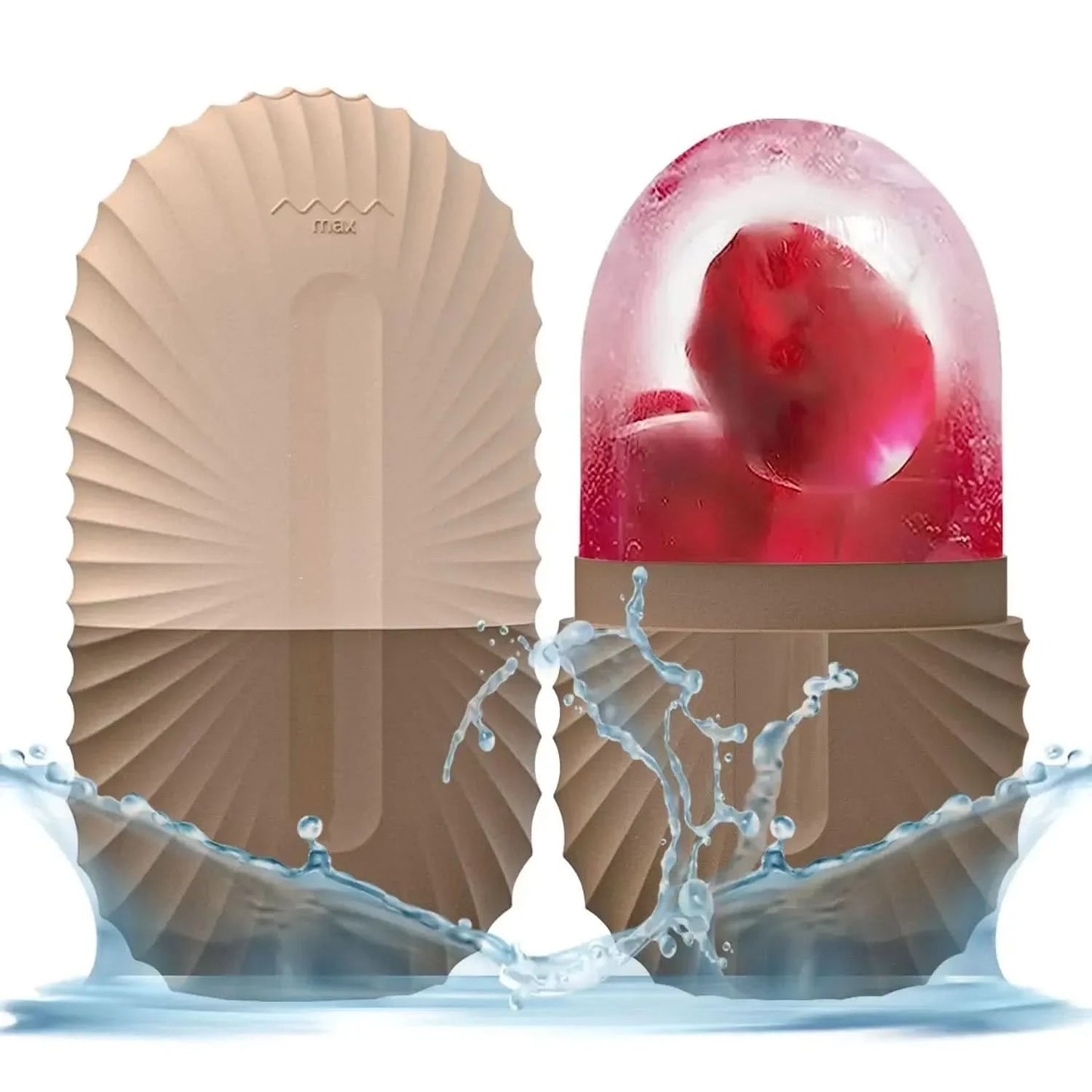 Ice Facial Roller Skin Care Beauty Lifting Contouring Tools Ice Cube Trays Ice Globe Balls Face Massager Skin Care Tool - M & M Global