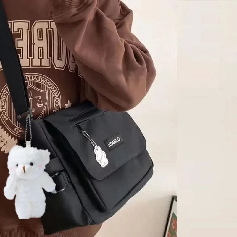 Women's Bag Korean Style Female Messenger Bags College Large Capacity Versatile Shoulder Bag Student School Bags Bolsos Sac - M & M Global