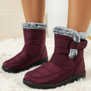 Women's Winter Snow Boots for Women 2026 New Faux Fur Long Plush Snow Boots Woman Platform Shoes Warm Cotton Couples Ankle Boots