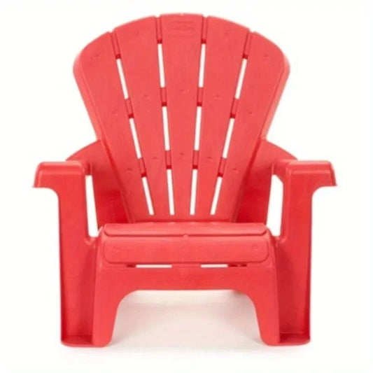 Garden Outdoor Portable Chair - Red Fits snugly against the back, providing support and promoting correct posture