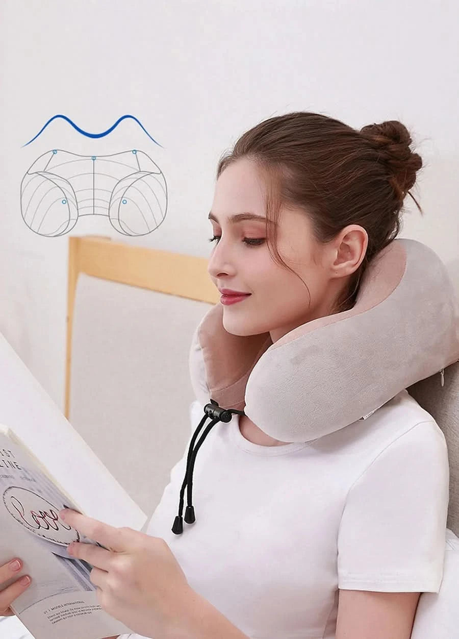 Rechargeable Neck Massager U shaped Pillow Multifunctional Portable Shoulder Cervical Massager Outdoor Home Car Relaxing Massage - M & M Global