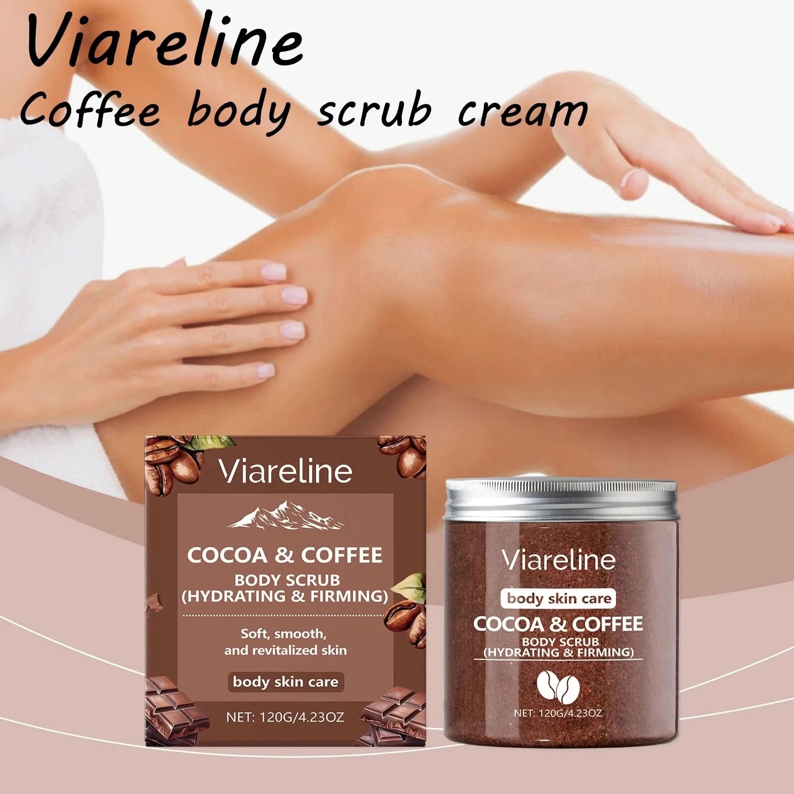 Viareline Coffee Body Scrub Cream Moisturizing Body Anti-oxidation Remove Dead Skins Improve Smoothness Soften Skin Scrub Cream - M & M Global