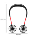 USB Charging Lazy Neck Fan Rechargeable Practical Wearable Sports Fan Convenient Outdoor Indoor Portable Fan - M & M Global