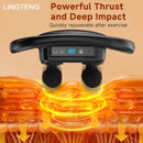 LINGTENG Massage Gun Deep Tissue Massager - 6 Heads, 9 Gears 4 Modes, Handheld Back Muscle Percussion, Perfect Gift