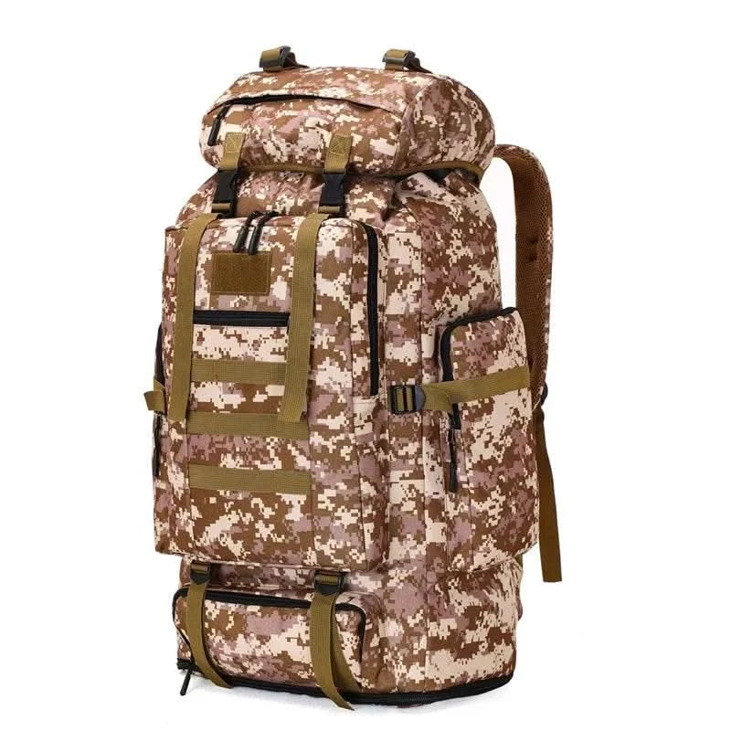 80L/100L Mountaineering Bag Climb Bag Tactical Backpacks Large Backpack Outdoors Hiking Camping Travel Bags - M & M Global