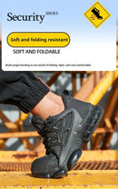 Protective Safety Shoes Men Anti-smash Anti-puncture Steel Toe Work Shoes Breathable Security Industrial Shoes Men Safety Boots