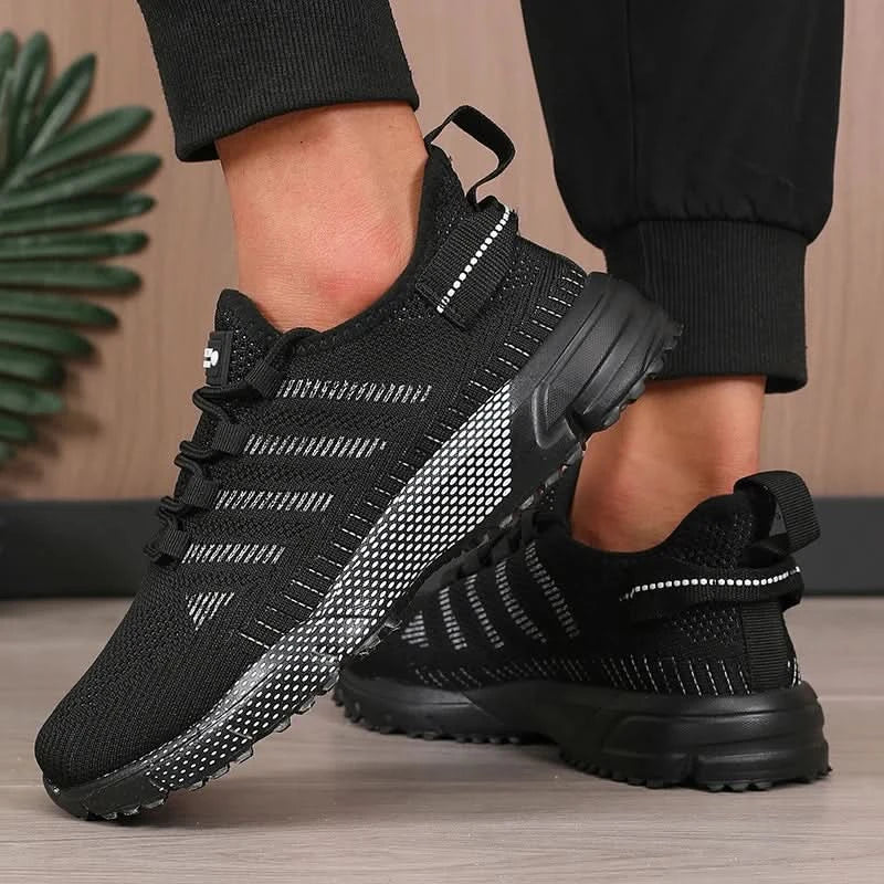 Hot Selling Men's Running Shoes Breathable Casual Non Slip Fashionable Trendy Outdoor Fitness Training Size 36-46 Sports Shoes - M & M Global