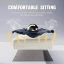 Dowinx Gaming Chair with Massage Lumbar Support, Suede Fabric Ergonomic Computer Chair with Footrest for Adults