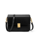Genuine leather tofu bag large capacity high-end sense one-shoulder armpit commuting practical cowhide crossbody women's bag - M & M Global