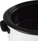 4816-14 Porcelain Roaster Oven, 6 quart, White - M & M Global