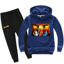 2-13 years Spring Autumn Children Clothing Sets  Kids Clothes Baby Boys Hoodies Pants 2 Pcs Set Tracksuit Anime Outwear Coat - M & M Global