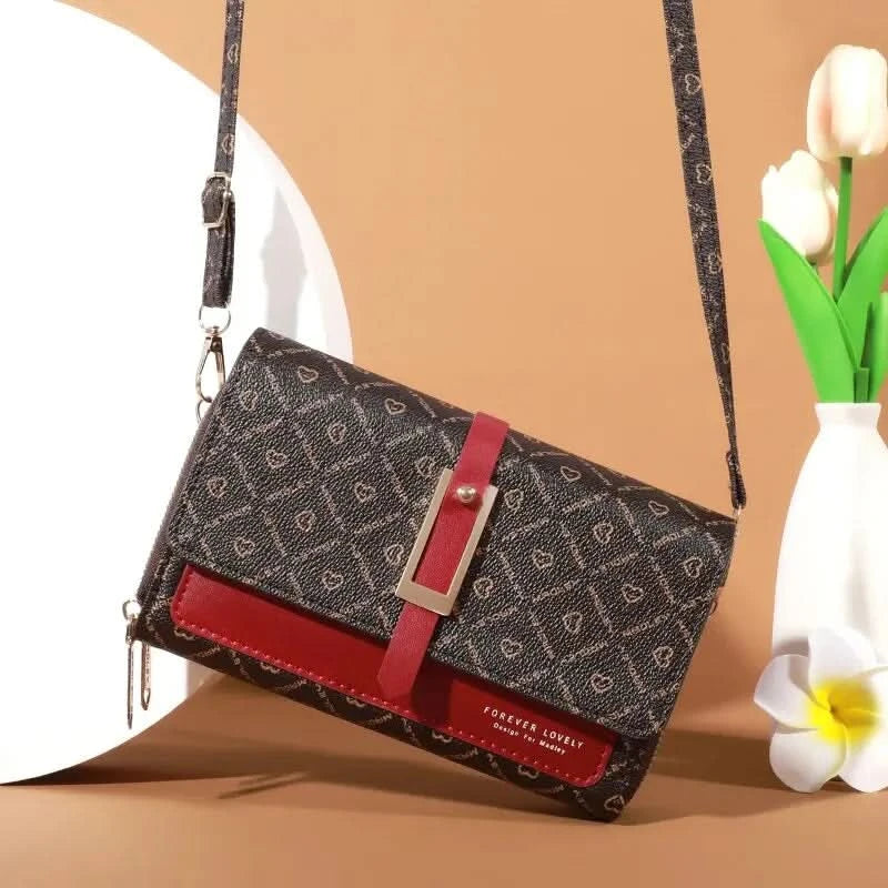 Mini Women's Wallet Handbag Multi Card Large Capacity Casual Shoulder Bag Mobile Phone Packet Fashion New Style Crossbody Wallet - M & M Global