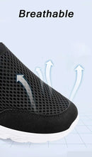 2023 Lightweight Men Casual Shoes Breathable Slip on Male Casual Sneakers Anti-slip Men's Flats Outdoor Walking Shoes Size 39-47 - M & M Global