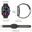 Smart watch with full touch screen, call, message reminder and other functions, compatible with iPhone/Android phones