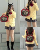 New Girl Harajuku Niche Design Apple Crossbody Bag Handbag Sweet Style Cute Ulzzang Ita Bag Y2K Backpack Preppy Style ItaBag - M & M Global