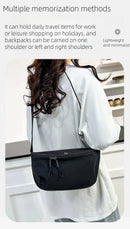 Bag Women 2025 New Korean Versatile Popular Saddle Bag Shoulder Bag Sports Commuter Crossbody Multi functional Backpack - M & M Global