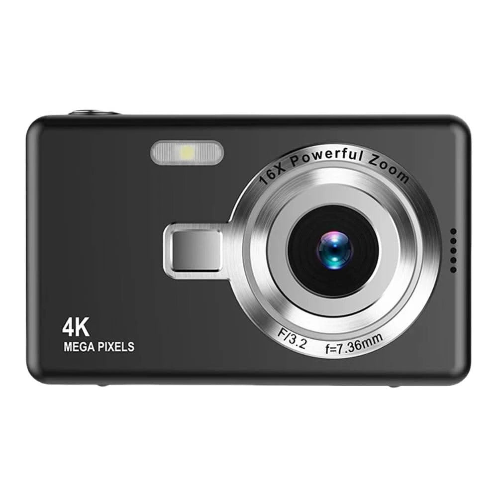 4K HD 1080P Video Camcorder 2.4 Inch IPS Screen Digital Camera 96MP Autofocus Vlogging Camera 16X Zoom for Kids Adults Beginners - M & M Global