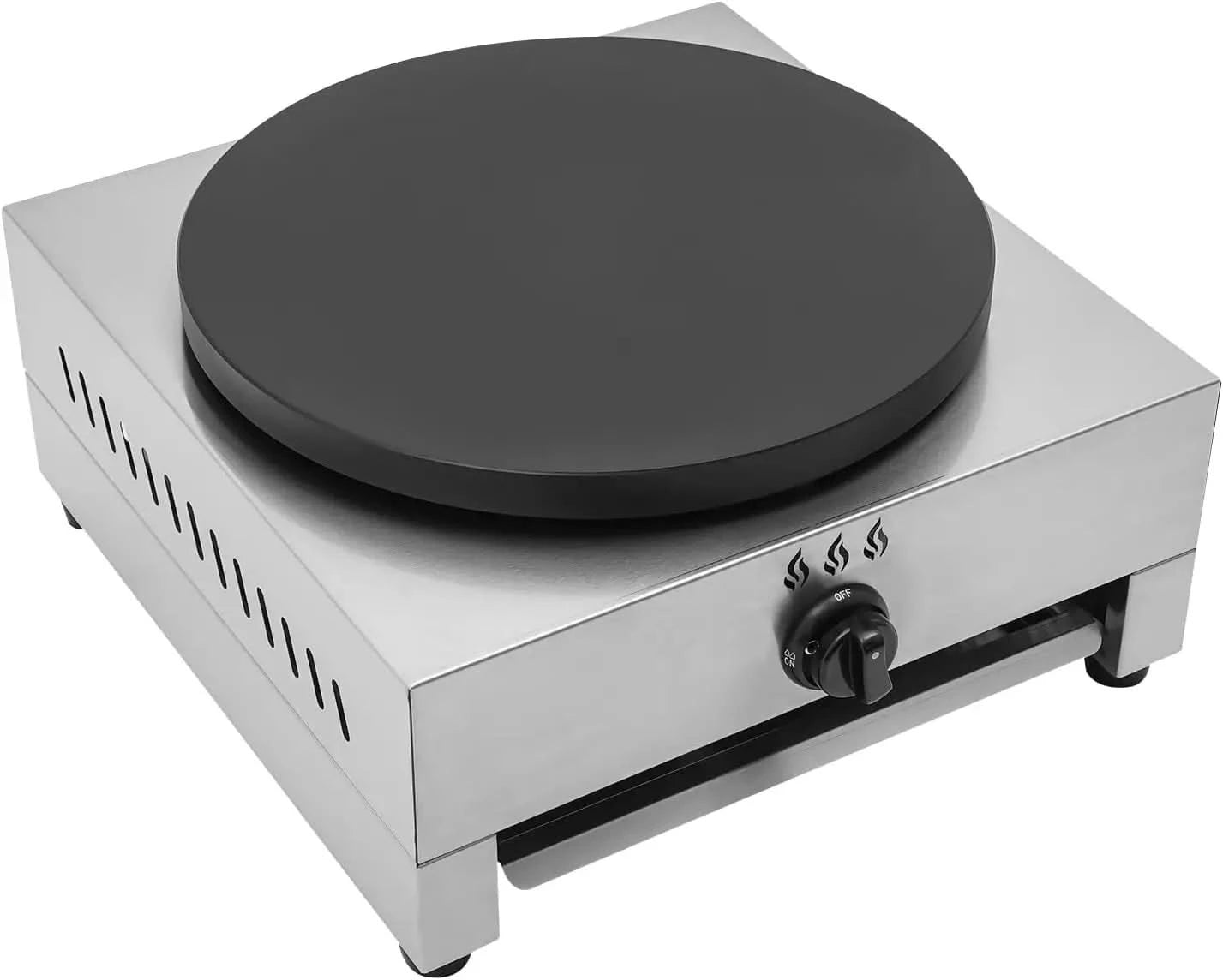 Commercial Pancake Maker 16-Inch Pancake Grand Oven Plate Stainless Steel Aluminum Countertop Pancake Maker Gas Pancake Oven for - M & M Global