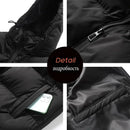 Men Autumn Thicken Cotton Sleeveless Vests Jacket Coat Mens Winter Warm Detachable Hat Outwear Waistcoat Hooded Vest Jacket Male
