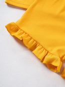 2024 Summer Hot selling Little Girl Daily Casual Clothing Minimalist Little Girl Polyester Set Cool Sleeveless Shorts Set Girl - M & M Global