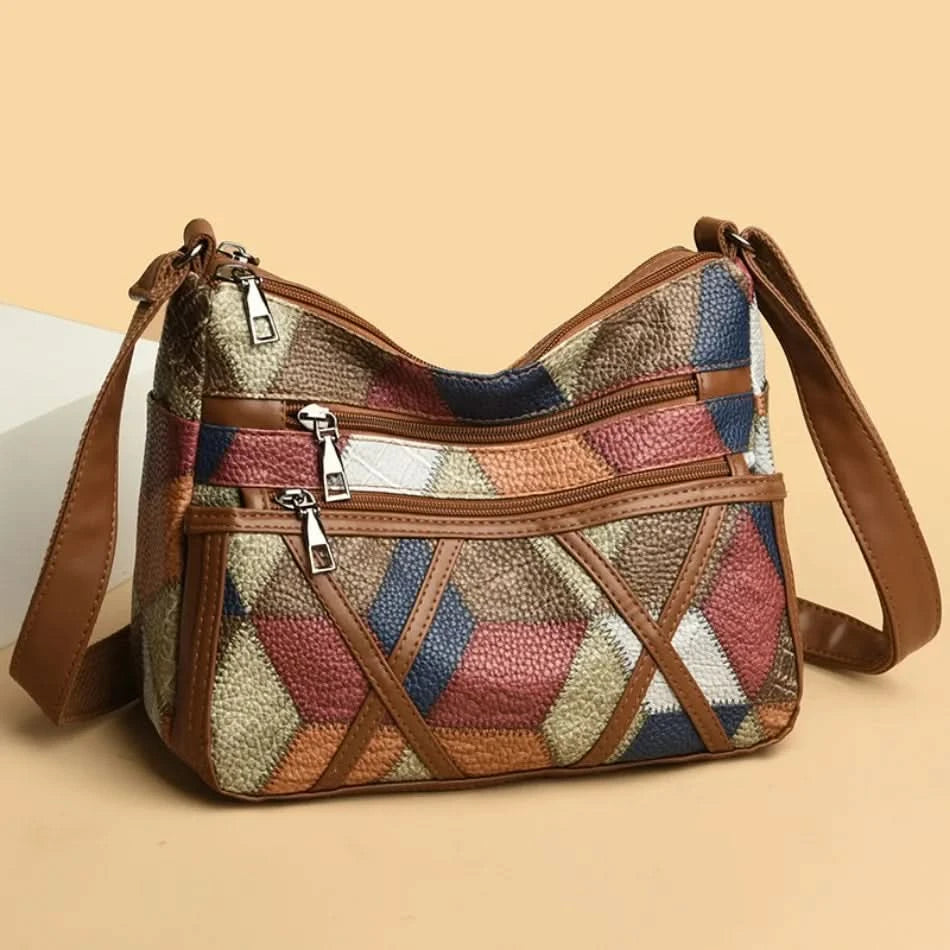 Soft Leather Purses and Handbags Casual Shoulder Crossbody Bags for Women 2024 Vintage Multi-pocket Ladies Messenger Bags Design - M & M Global