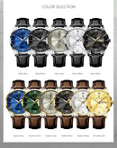 POEDAGAR Top Luxury Watch For Men Military Waterproof Luminous Date Week Man Wristwatch Leather Men's Quartz Watches Sport Reloj - M & M Global