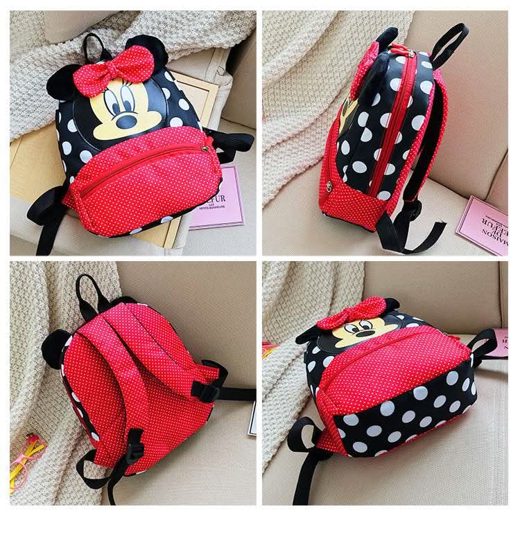 Disney Cartoon Backpack For Baby Boys Girls Minnie Mickey Mouse Children Lovely Schoolbag Kindergarten Schoolbag Kids Gift - M & M Global