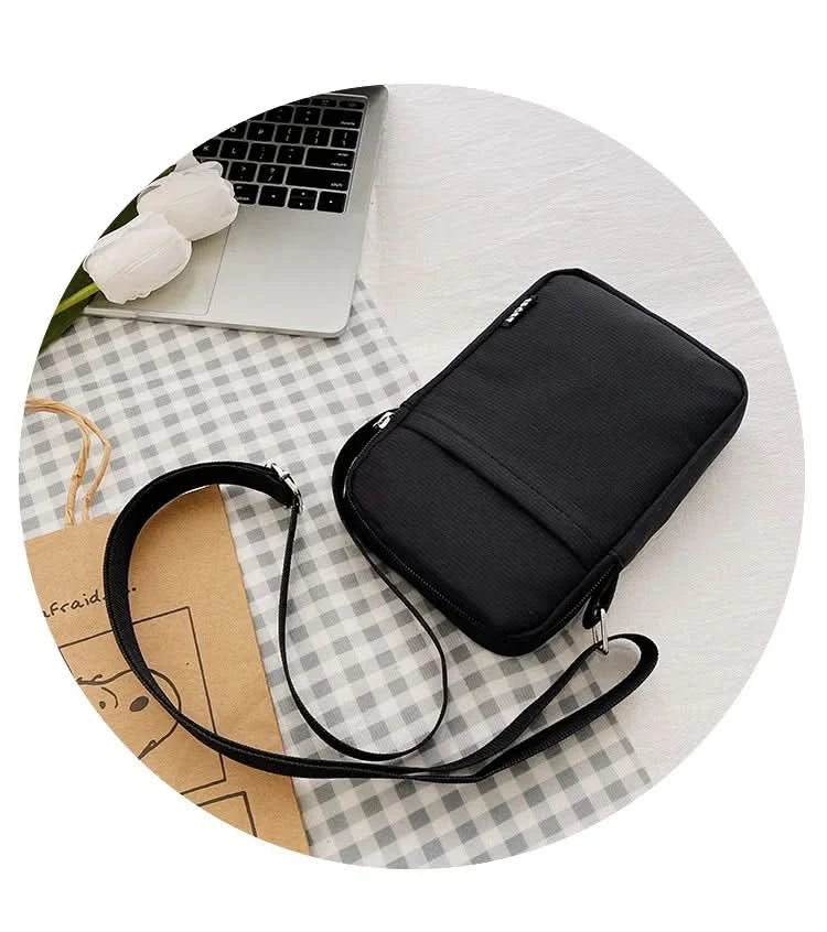 New Fashion Mobile Phone Bag Women's Messenger Bag All-match Mini Small Crossbody Bag Hanging Neck Coin Purse Vertical Handbag - M & M Global