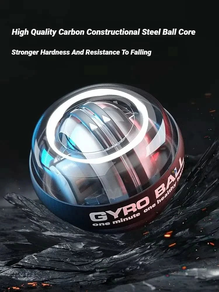 Gyroball Powerball Forearm Exerciser Muscle Fitness Equipment Gyroscope Power Ball Gyro Wrist Booster Trainer Hand Exercise - M & M Global