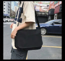 Collage Student School Bags Women&Men Unisex Crossbody Bags Multipockets Messenger Bag Simple Nylon Shoulder Bag - M & M Global