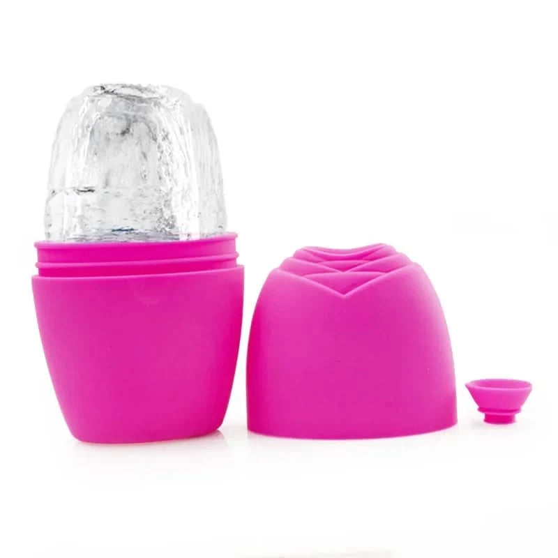 Skin Care Face Lifting Contouring Tool Silicone Ice Cube Trays Ice Globe Ice Balls Face Massager Facial Roller Reduce Acne - M & M Global