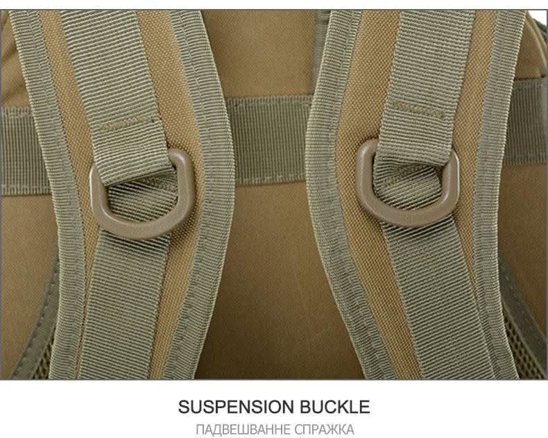 40L Tactical Backpack for Men Camping Hiking Backpacks Reflective Outdoor Travel Bags Survival Molle Climbing Rucksack Bag - M & M Global